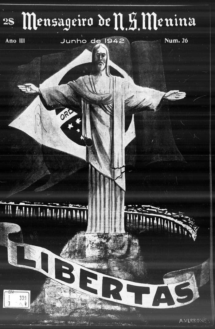Capa da revista Mensageiro de Nossa Senhora Menina, Nº 26, Junho de 1942